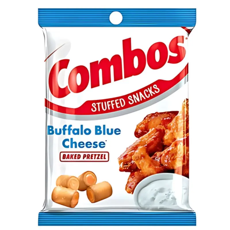 Combos Buffalo Blue Cheese Pretzel, Brezel mit Blauschimmelkäse- und Hähnchengeschmack, 178g