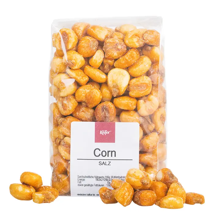 Corn, geröstet und gesalzen