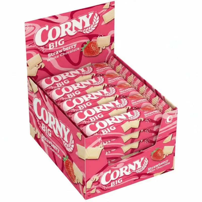 Corny BIG Müsliriegel Strawberry White Chocolate 24 x 40g