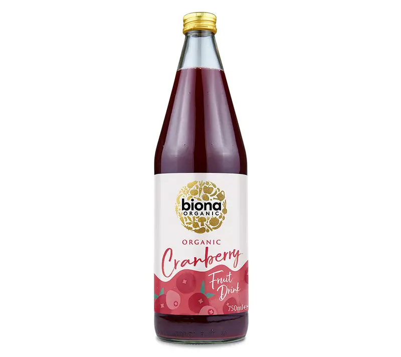 Cranberry Fruit Drink, ohne Zucker von Biona Organic