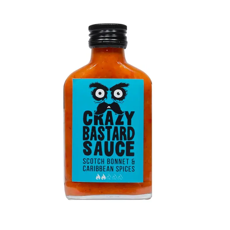 Crazy Bastard Sauce Scotch Bonnet & Karibische Gewürze
