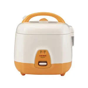 CUCKOO Reiskocher | 0,54 L elfenbeinfarbig-orange | 3 CUPS