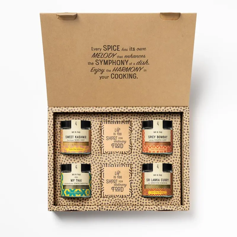Curry Gewürze Geschenkbox