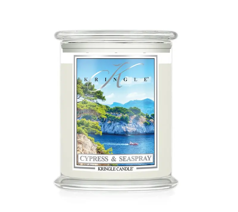 Cypress & Seaspray Duftkerze von Kringle Candle