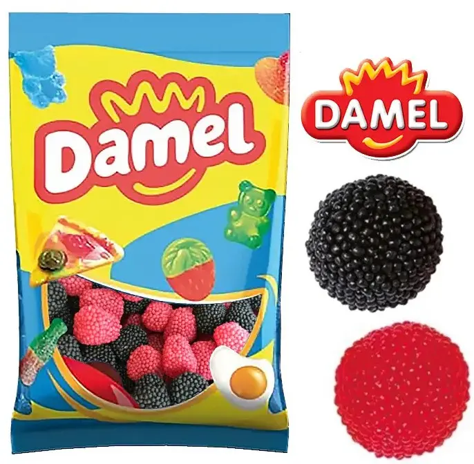 Damel Fruchtgummi Blackberry & Raspberry 1kg