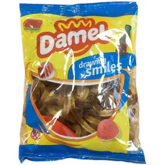 Damel Fruchtgummi Cola Worms 1kg