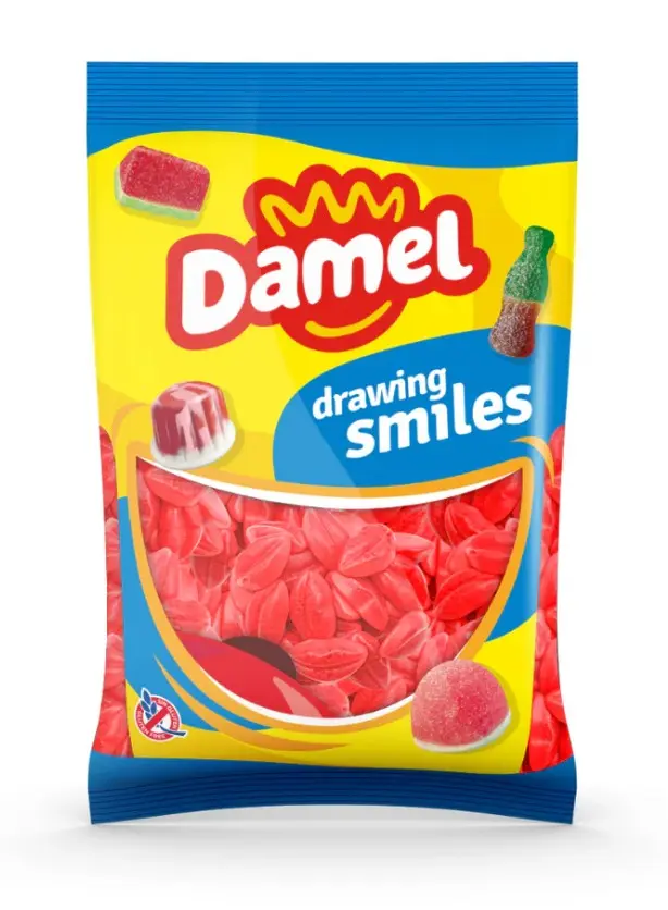 Damel Fruchtgummi Jelly Filled Lips 1kg