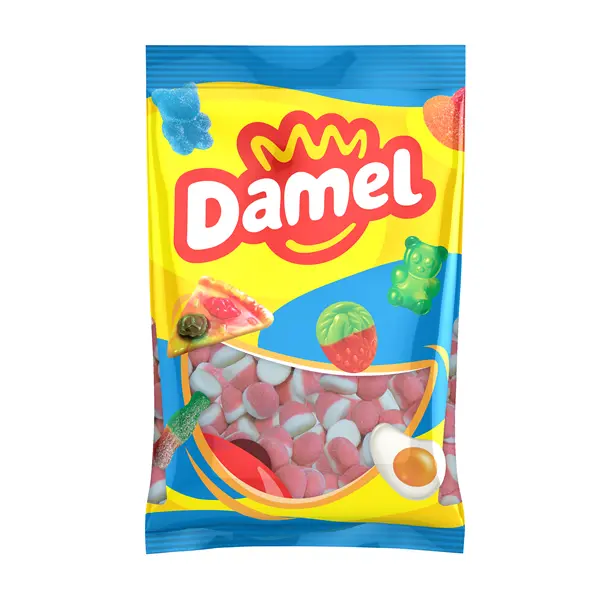 Damel Fruchtgummi Schaumzucker Erdbeer 1kg