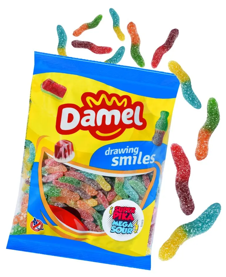 Damel Fruchtgummi Würmchen 1kg