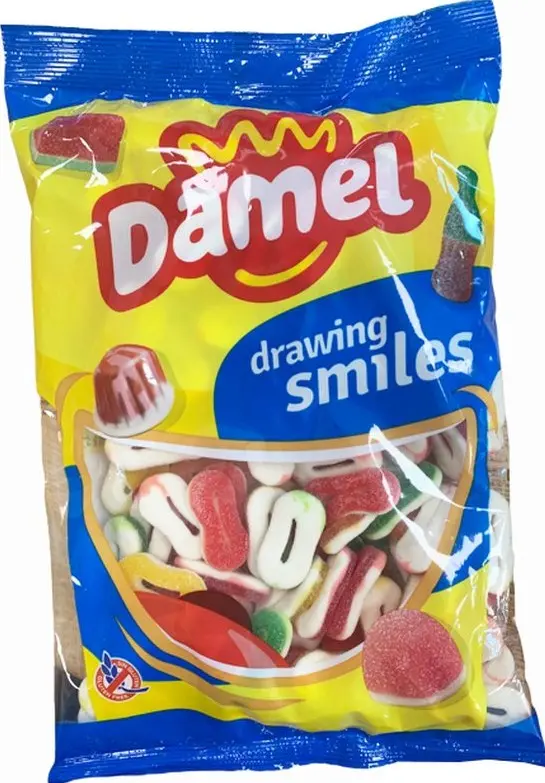 Damel Sauer Fruchtgummi Fruchtringe 1kg