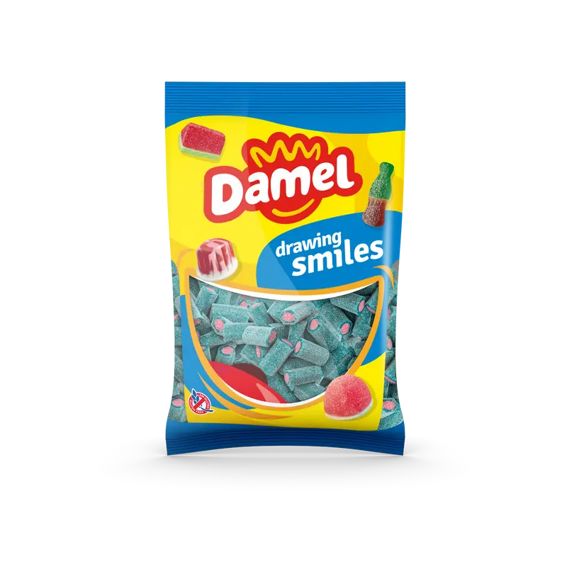 Damel Sauer Lakritz Mini Jumbo Raspberry 1kg