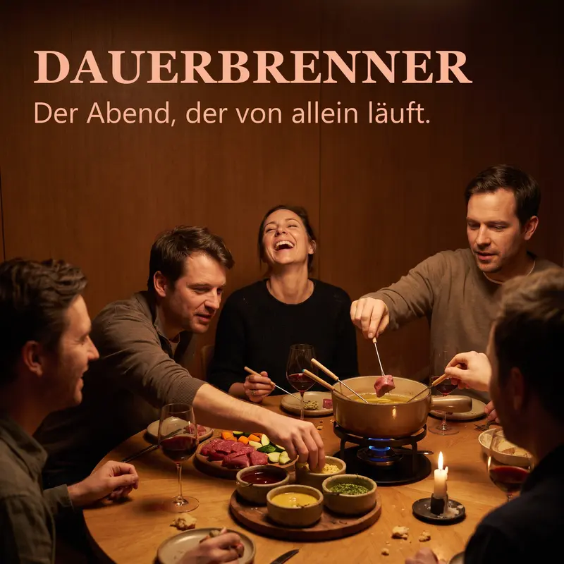 Dauerbrenner – Sechs Saucen und Gewürze fürs Fondue | Fondue-Set