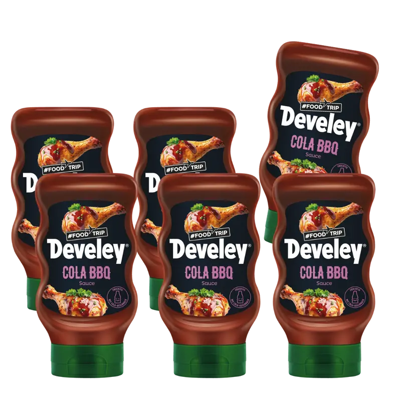 Develey Cola BBQ Sauce (6x 300 ml)