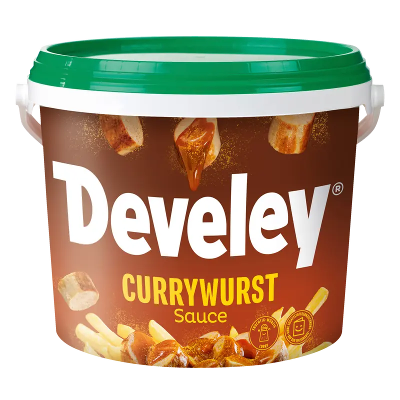 Develey Currywurst Sauce im 5 kg Eimer