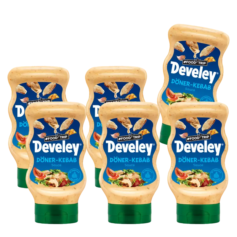 Develey Döner-Kebab Sauce (6x 300 ml)
