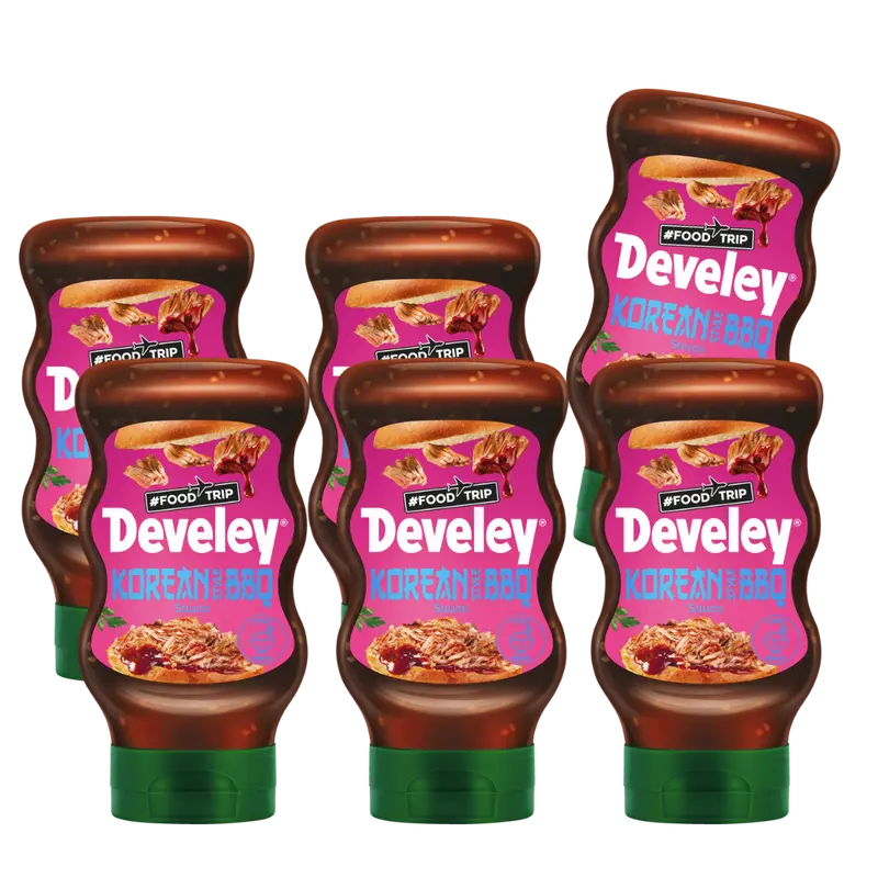 Develey Korean Style BBQ Sauce - 6x 300ml