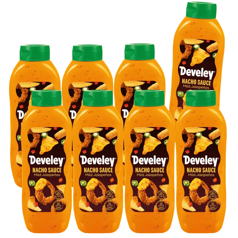 Develey Nacho Sauce Mild Jalapeños (8x 875 ml)