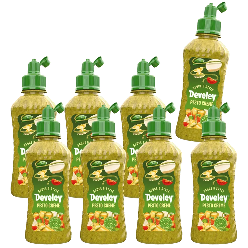 Develey Pesto Creme Sauce (8x 225 ml)