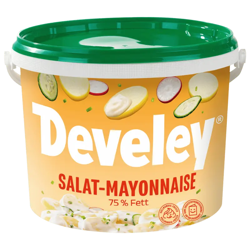 Develey Salat-Mayonnaise 75% Fett (9 kg) Eimer