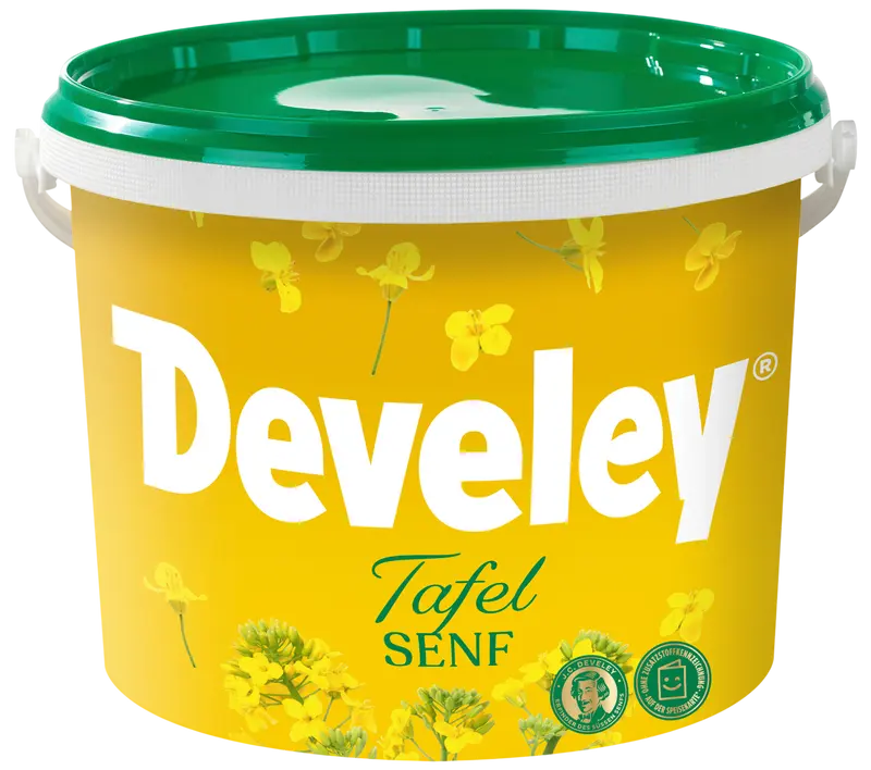 Develey Tafel Senf (10 kg) Eimer