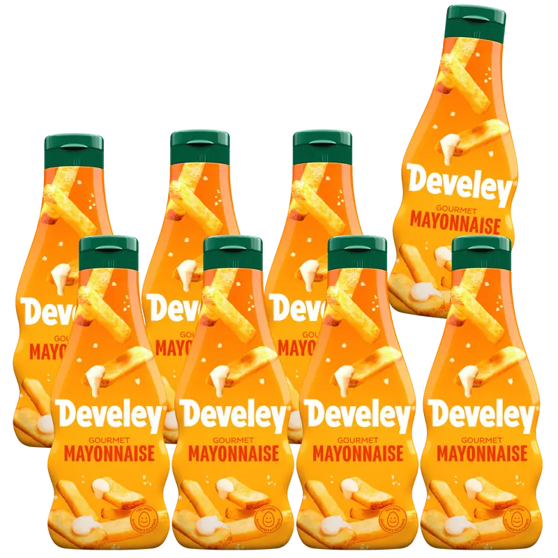 Develey "Unser Original" Mayonnaise (8x 235 ml) Flasche