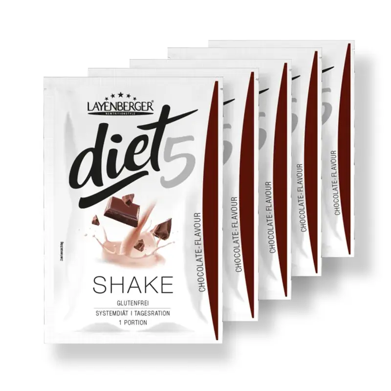 DIET5 SHAKE PULVER 5er Tagesration Chocolate