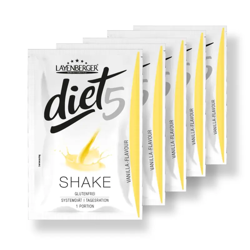 DIET5 SHAKE PULVER 5er Tagesration Vanilla