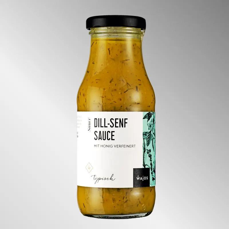 Dill-Senf Sauce mit Honig verfeinert - 245ml