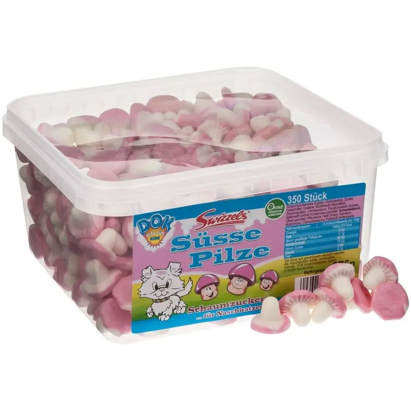 DOK - Süße Pilze - 350 Stück / 875g