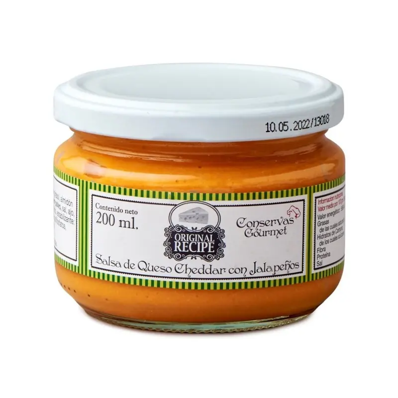 Don Ignacio Original Rezept Cheddar Sauce Mit Jalapeño, Käsesauce und Jalapeño-Chili 200ml