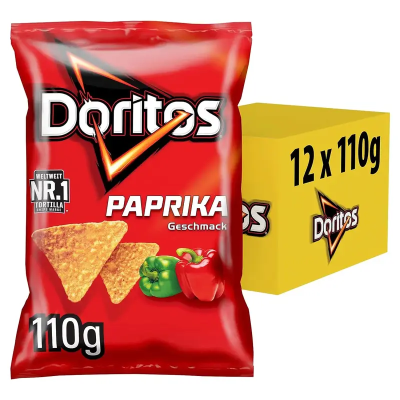 Doritos Paprika Box 12 x 110g