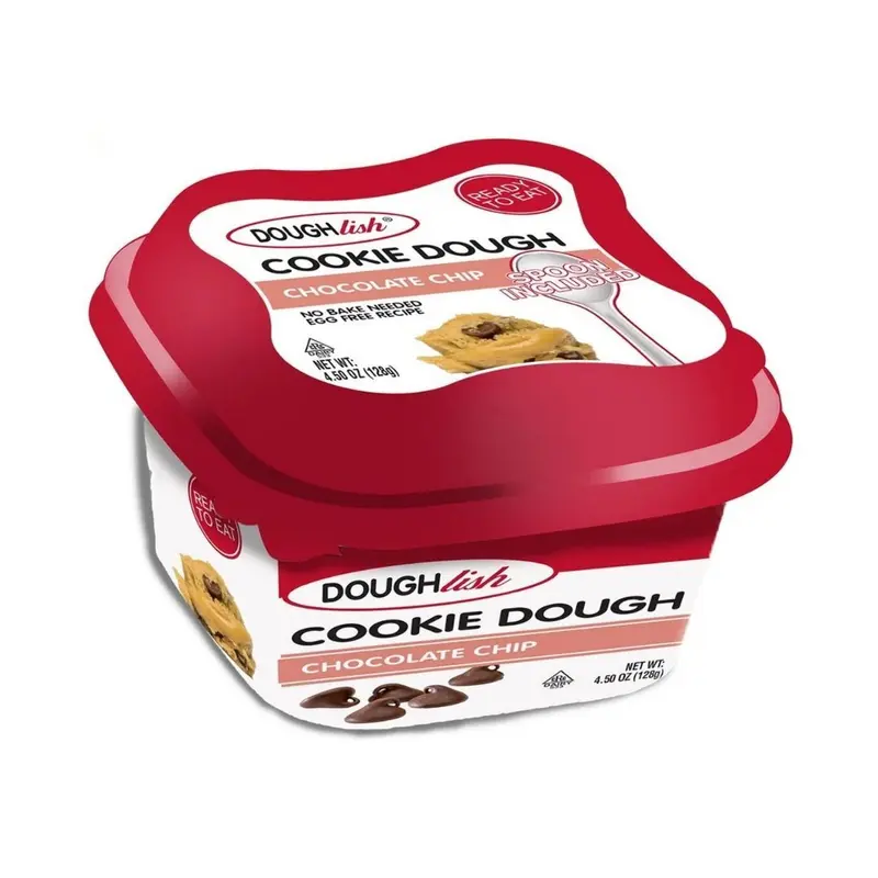 Doughlish Chocolate Chip, gebrauchsfertiger Keksteig zum Essen, 128g