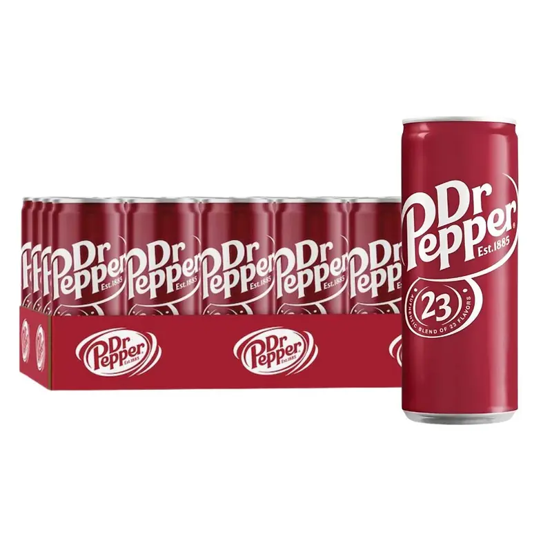 Dr Pepper, fruchtiges Getränk 330ml (Packung mit 24)