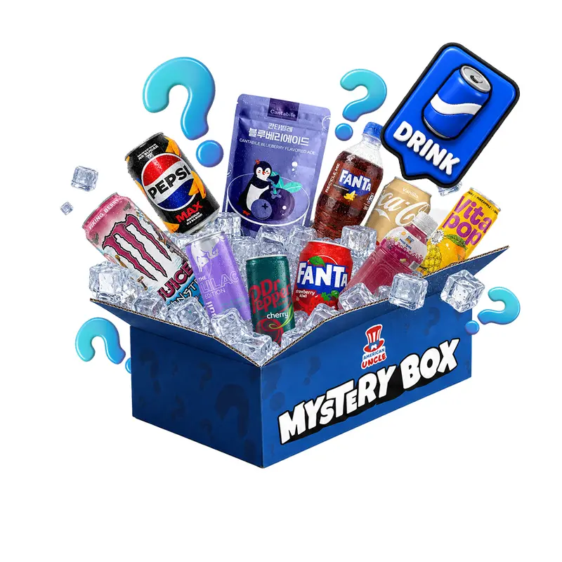 Drink Mystery Box, 10 internationale Überraschungsgetränke