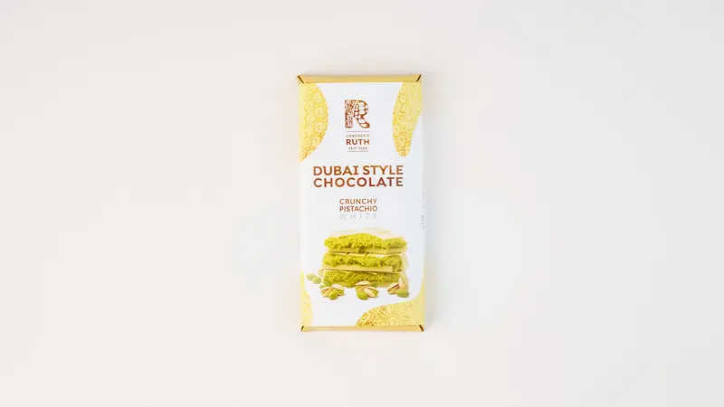 Dubai Style Chocolate Crunchy Pistachio Weiß