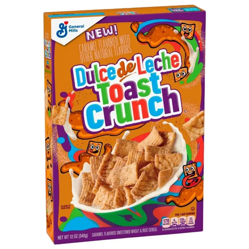 Dulce De Leche Toast Crunch, Zimt- und Karamellcerealien in 340g