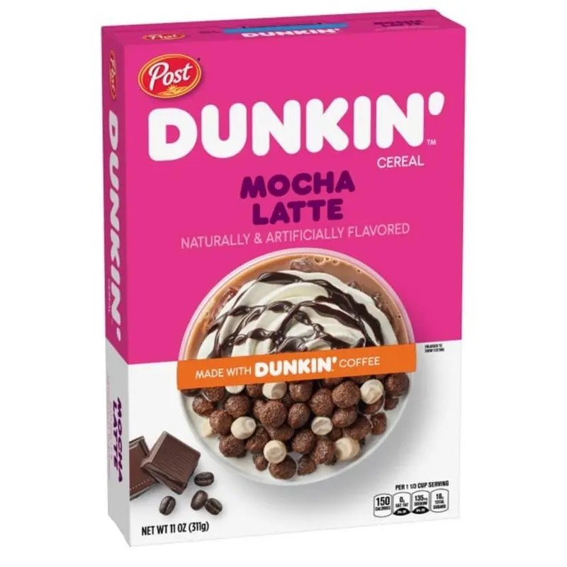 Dunkin' Cereal Mocha Latte, Müsli mit Schokoladen- und Kaffeegeschmack 311g