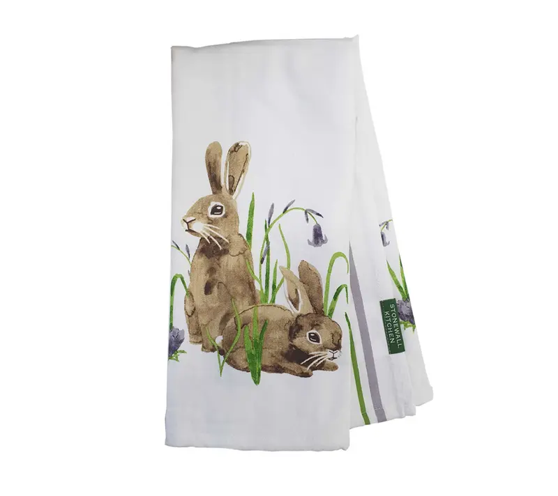 Easter Bunny-Geschirrtuch von Stonewall Kitchen (100% Baumwolle)