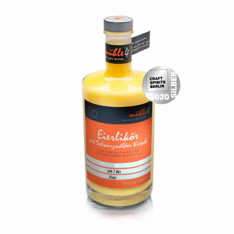 Eierlikör mit Schwarzwälder Kirschwasser