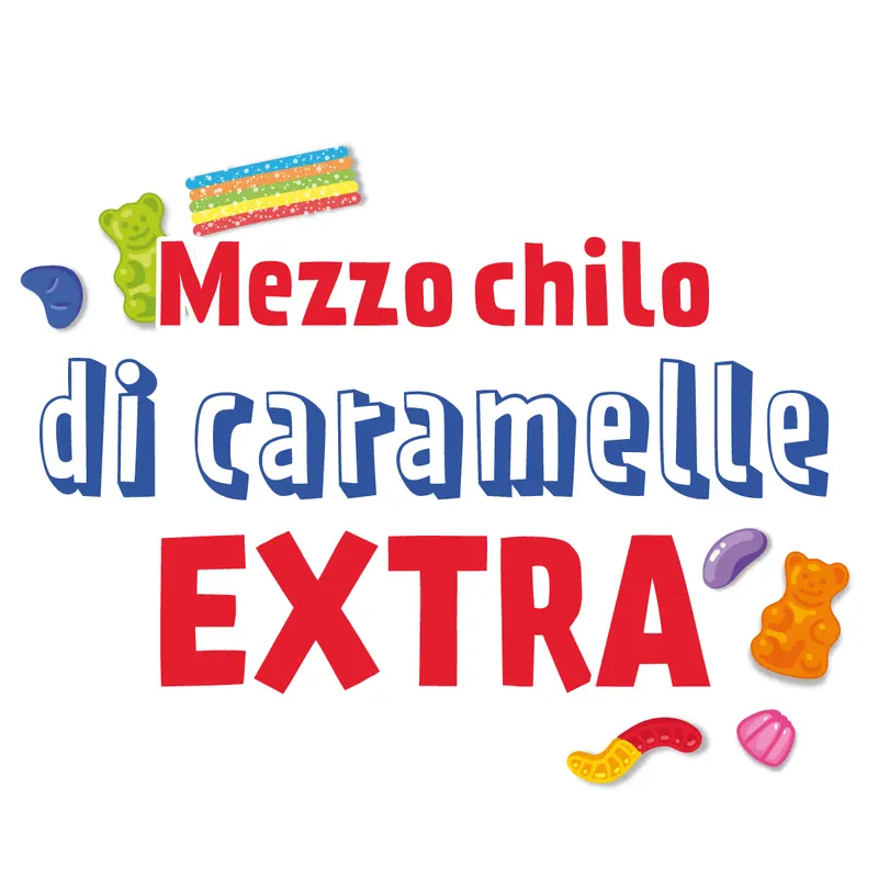 Ein halbes Kilo extra Bonbons