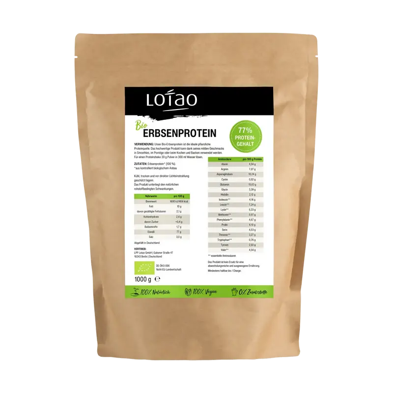 Erbsenprotein 1kg