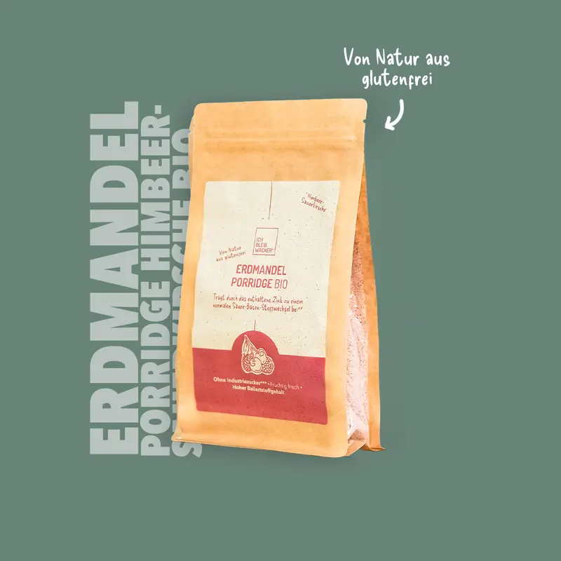 Erdmandelporridge Himbeer-Sauerkirsche Bio, 300g
