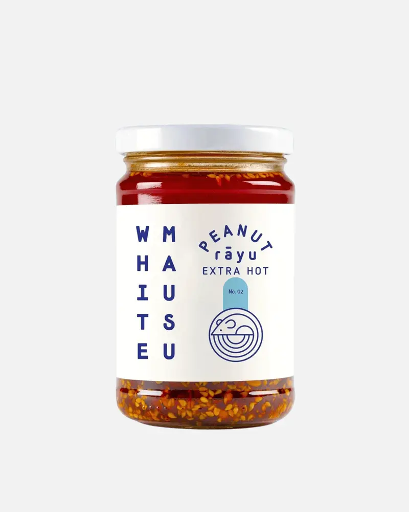 Extra Hot Peanut Rāyu Knuspriges Chiliöl mit Erdnüssen, 240g