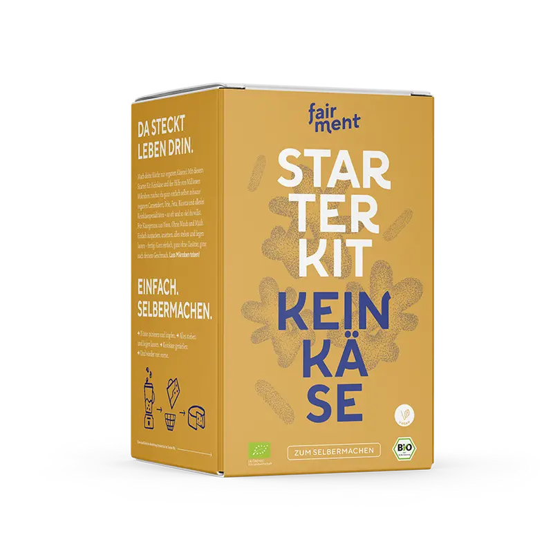 Fairment Keinkäse Starter Kit - vegane Käsealternativen selber machen