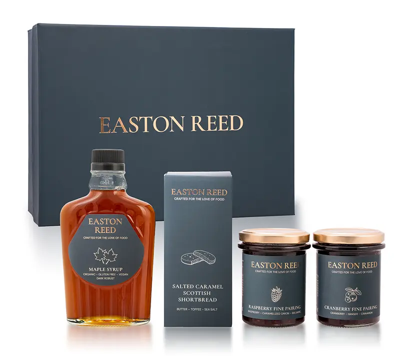 Feinkost-Geschenkset für Genießer von Easton Reed