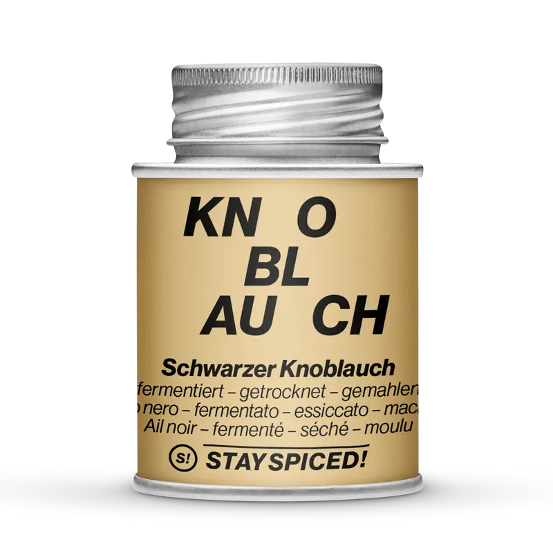 Fermentierter Knoblauch, schwarz - gemahlen