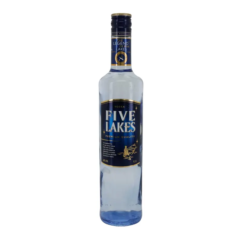 Five Lakes | Vodka Premium Quality | 40 % vol | 0,5 l