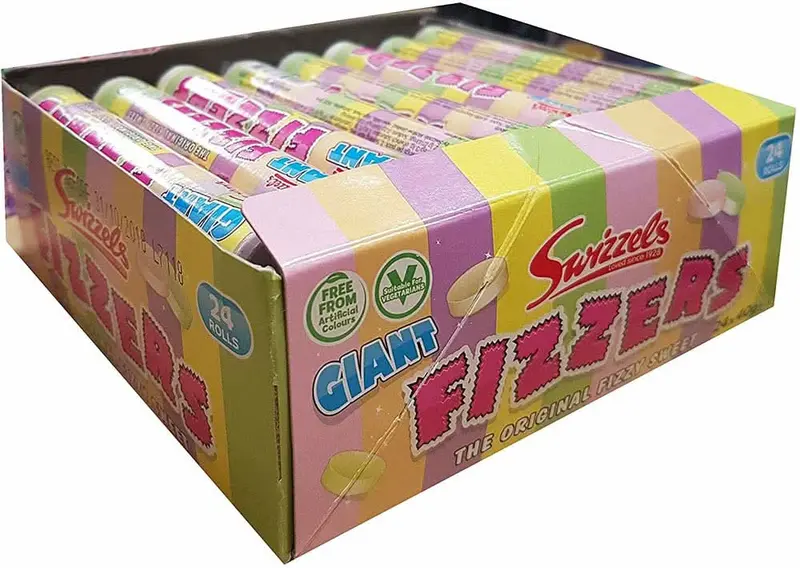Fizzers Giant Traubenzuckerrollen 24 Stück