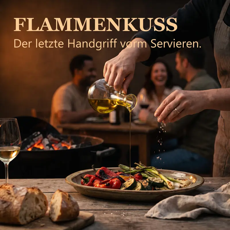 Flammenkuss – Balsamico, Olivenöl, Rauchsalz und Chili | Grill-Set