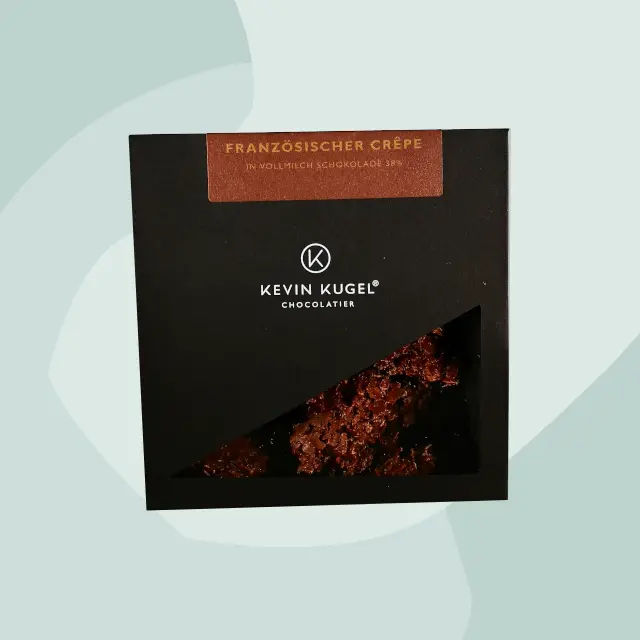 Französische Crêpes in Vollmilchschokolade